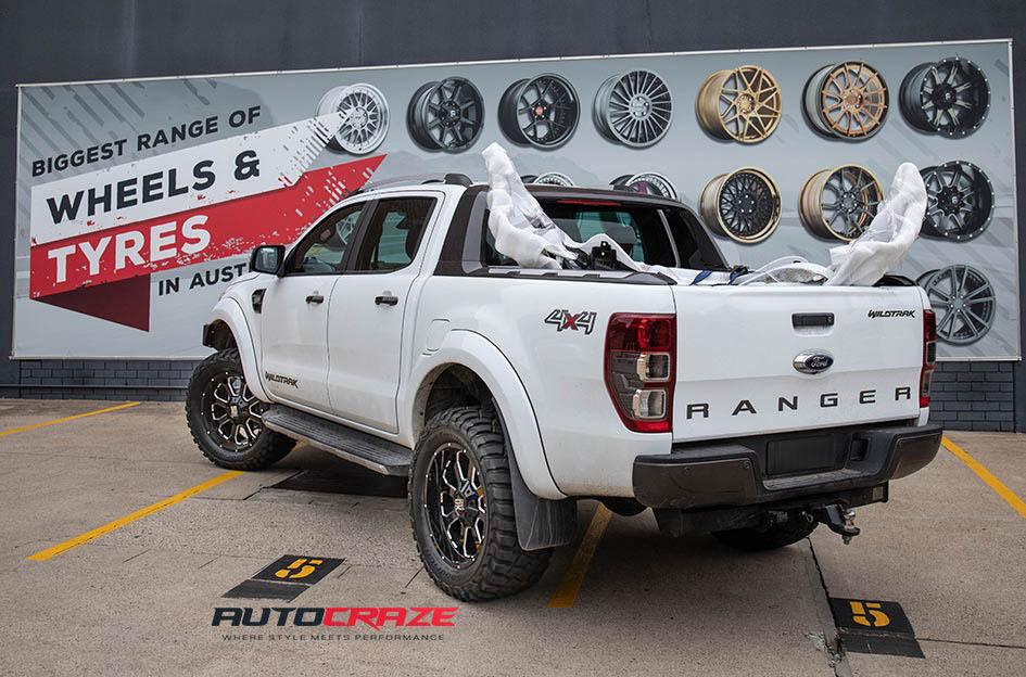FORD RANGER BUCK 25 XD GLOSS BLACK MILLED ACCENTS